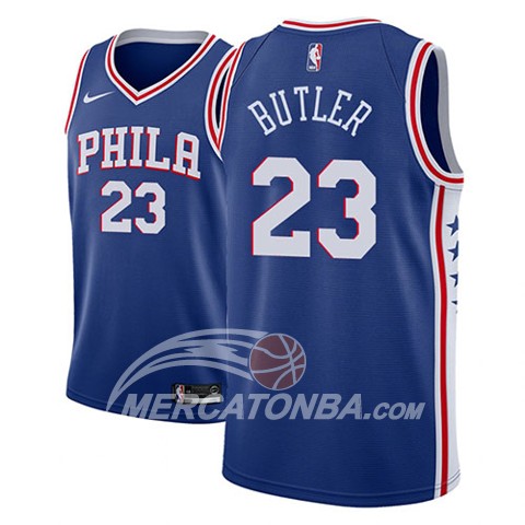 Maglia NBA Philadelphia 76ers Jimmy Butler Icon 2018-19 Blu